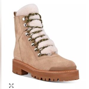 Marc Fisher Izzie Lugsole Ankle Boot Oasis Color